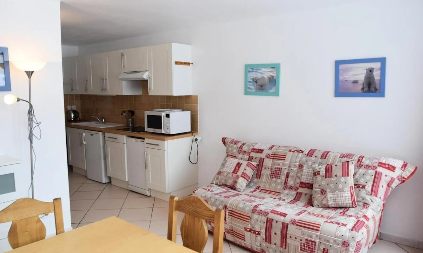 Daire Residence Le Pelvoux - Studio Cabine 4/5 Pers - Le Pelvoux - Plagne Centre Mae-9024 La Plagne
